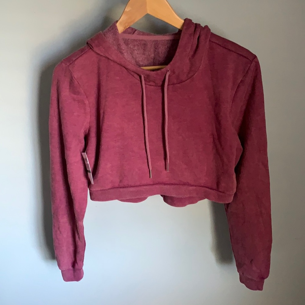 NWT Fever Cropped Hoodie